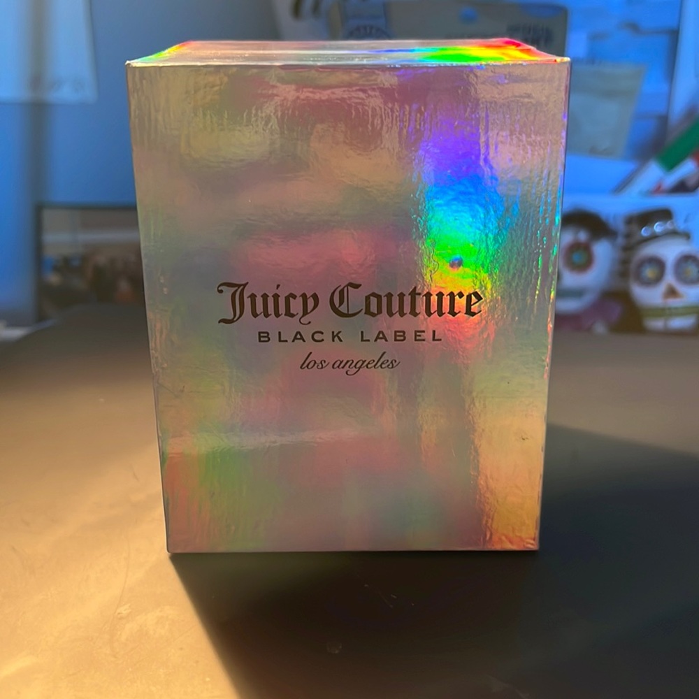 NWT Juicy Couture Watch, Black & Sparkly Gold Face